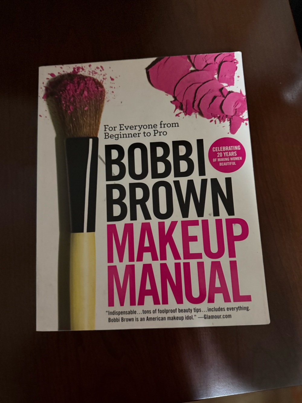 Bobbi Brown Makeup Manual with Pink Accents